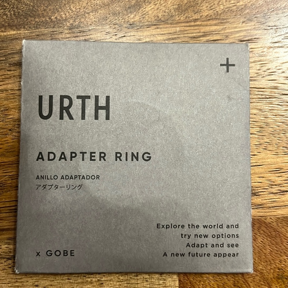 URTH. Adapter ring. 67-37 mm filter system.  NIP
